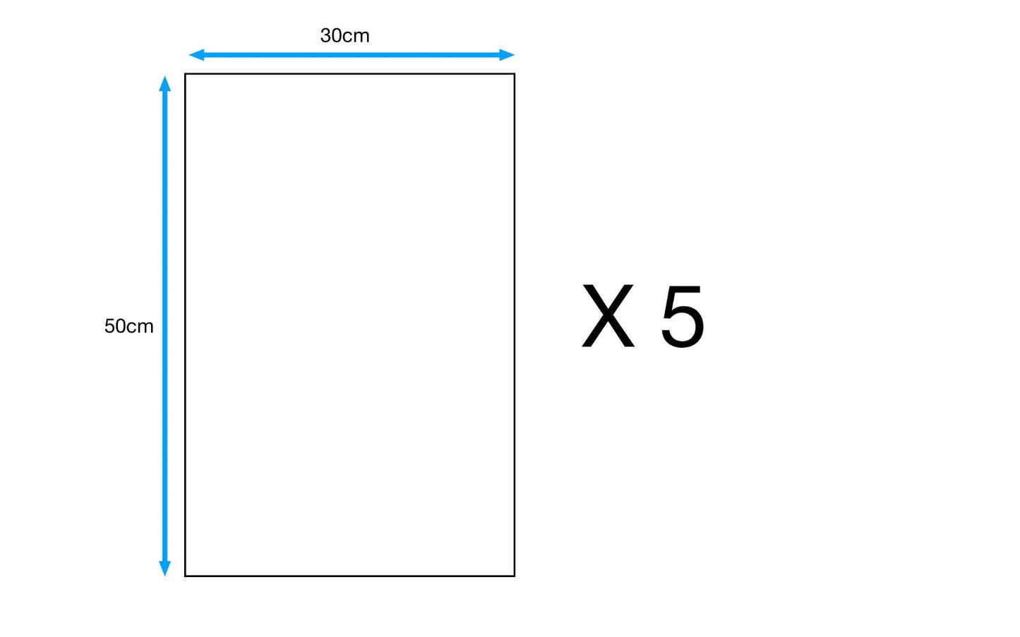 5 Contreplaqué peuplier, Ep.5 mm L.50 x l.30 cm