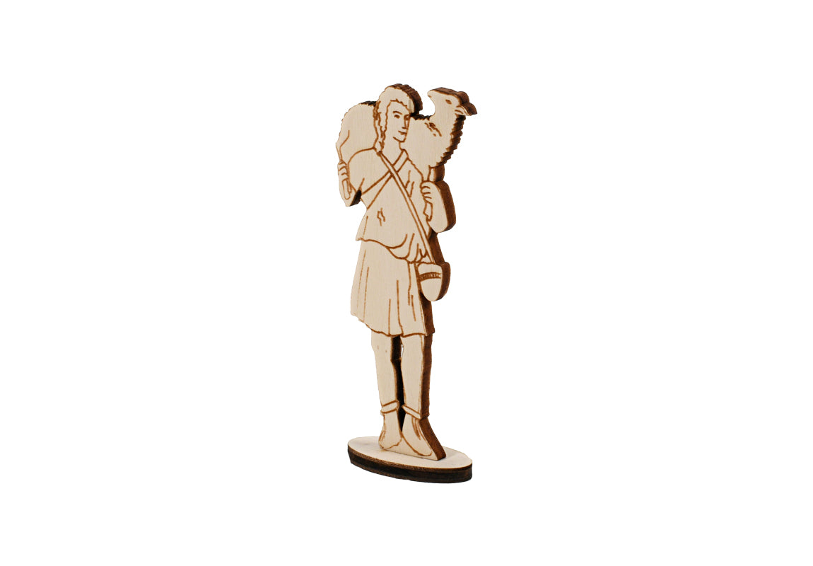 STATUE BON BERGER BOIS 12 cm